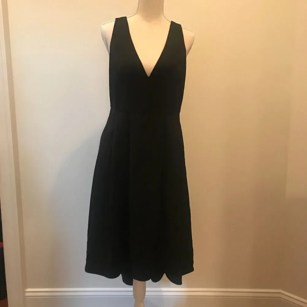 Ava & Aiden Black Hi Lo Dress Size 10 NWT - Picture 1 of 6